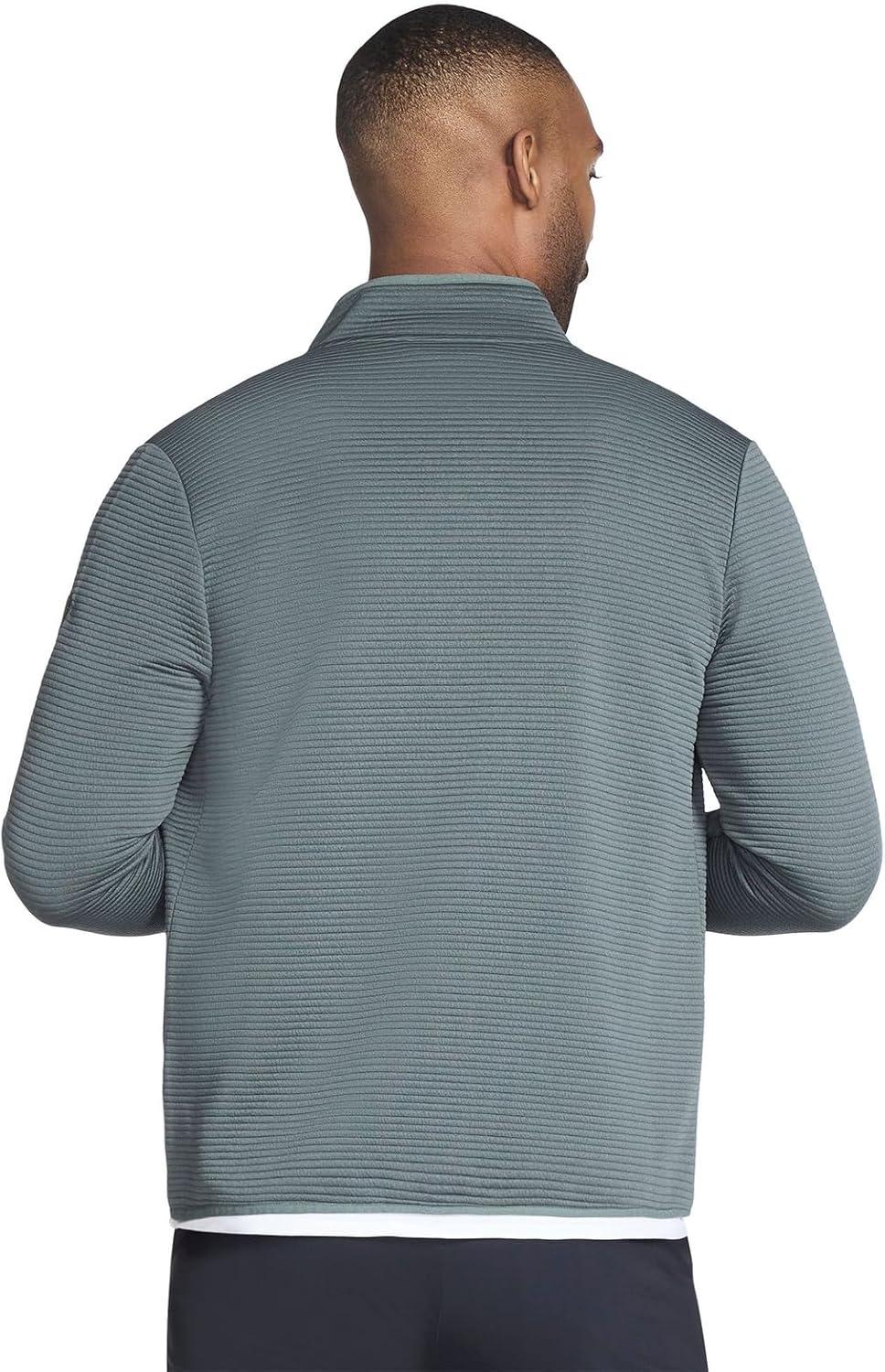 imageSkechers mens The Hoodless Hoodie Ottoman JacketLive Moss Pigeon