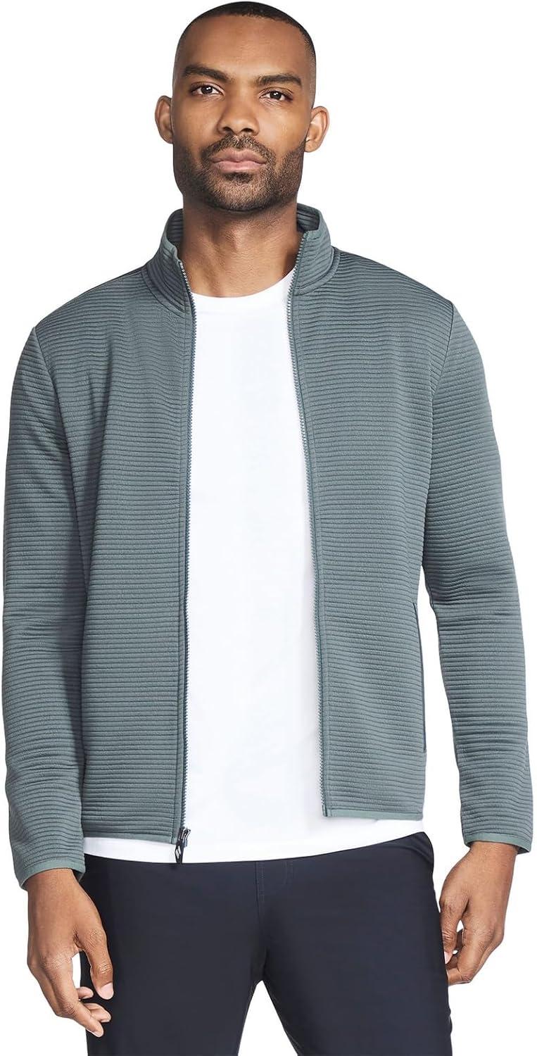 imageSkechers mens The Hoodless Hoodie Ottoman JacketLive Moss Pigeon