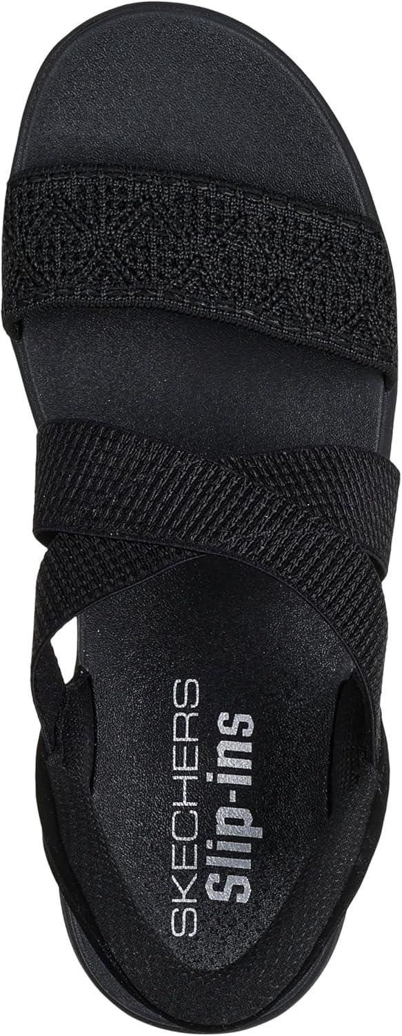 imageSkechers womens Arya Very Demure Hands Free SlipinsBlackBlack