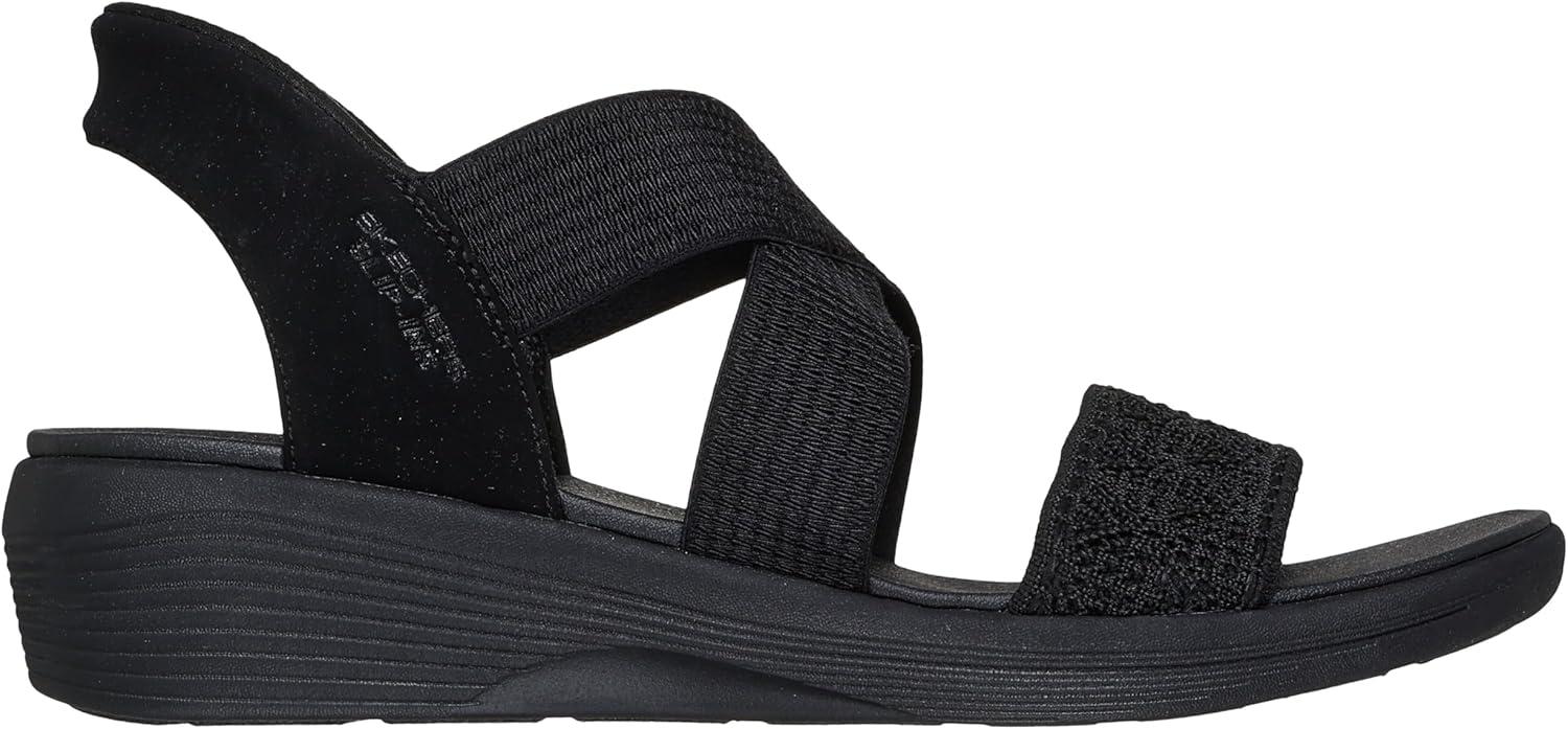 imageSkechers womens Arya Very Demure Hands Free SlipinsBlackBlack