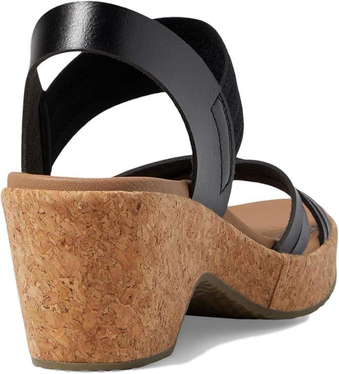 imageSkechers womens Brystol Night SkiesWedge SandalBlack