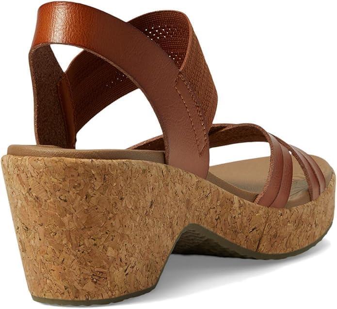 imageSkechers womens Brystol Night SkiesWedge SandalLuggage