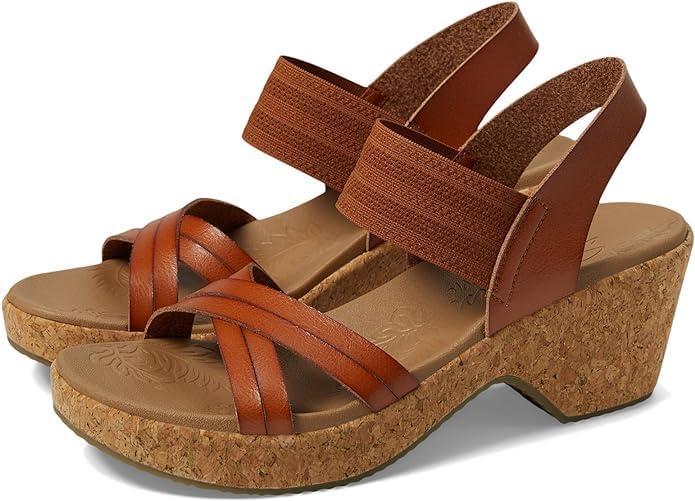 imageSkechers womens Brystol Night SkiesWedge SandalLuggage