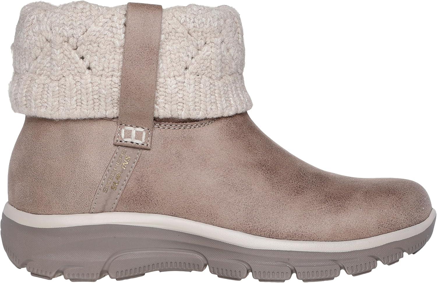 imageSkechers womens Easy Going Cozy Weather 2 Hands Free SlipinsTaupe