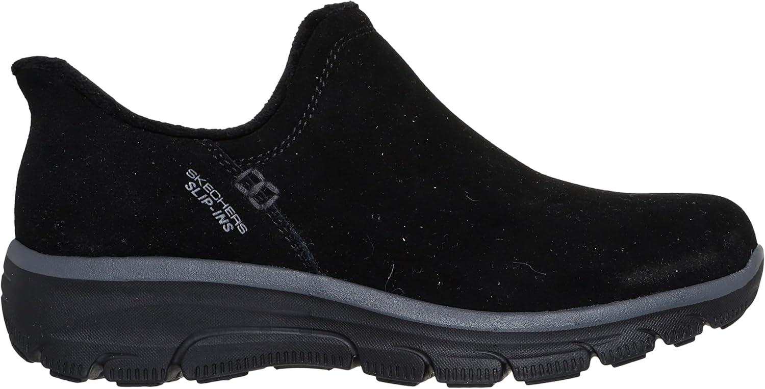 imageSkechers womens Easy Going Modern Hour Suede Hands Free SlipinsBlack