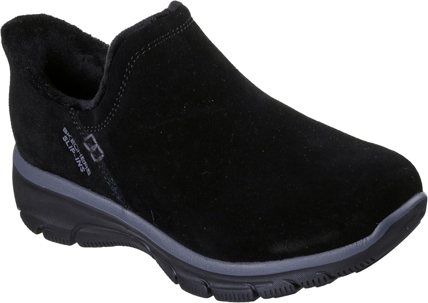 imageSkechers womens Easy Going Modern Hour Suede Hands Free SlipinsBlack