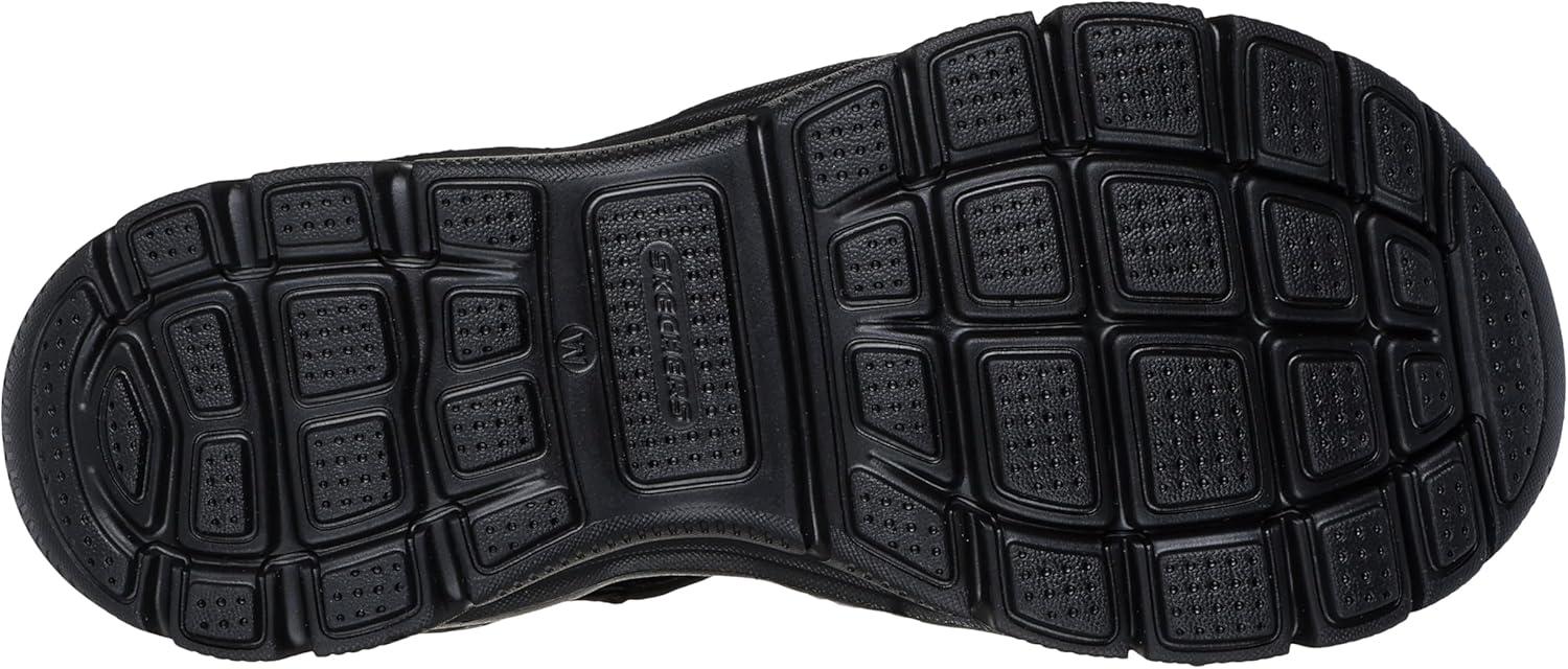 imageSkechers womens Easy Going Somewhere SunnyBlackBlack