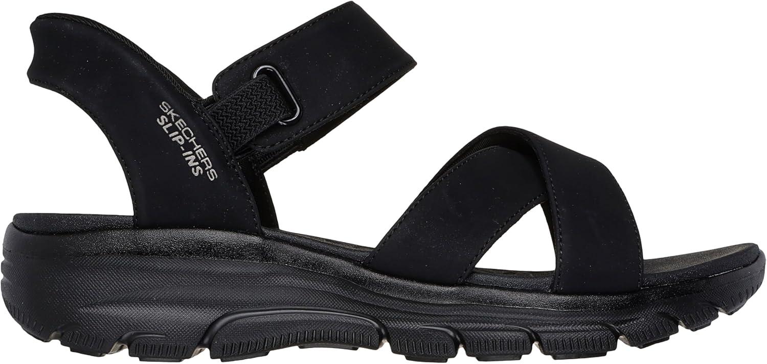 imageSkechers womens Easy Going Somewhere SunnyBlackBlack