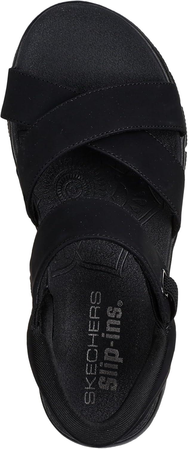 imageSkechers womens Easy Going Somewhere SunnyBlackBlack