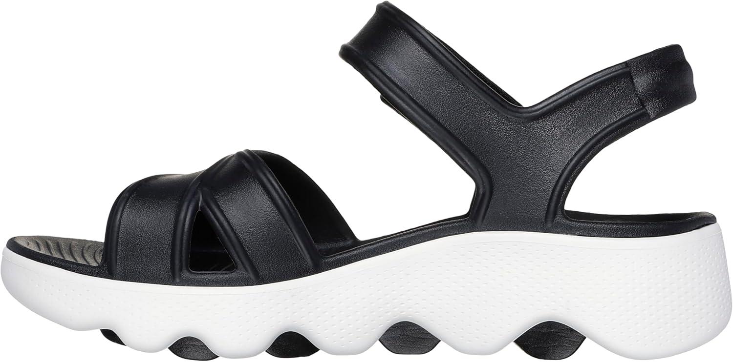 imageSkechers womens Foamies Massage Fit HeartfeltBlackWhite