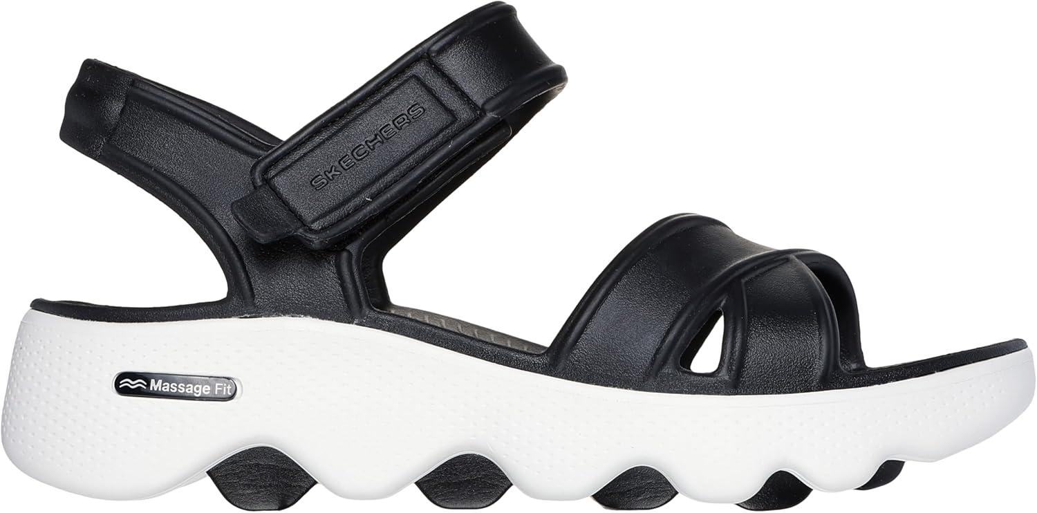 imageSkechers womens Foamies Massage Fit HeartfeltBlackWhite