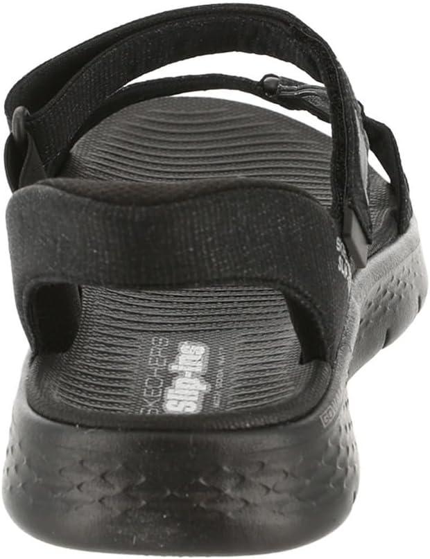 imageSkechers womens Go Walk Flex Sandal Illuminate Hands Free SlipinsBlack