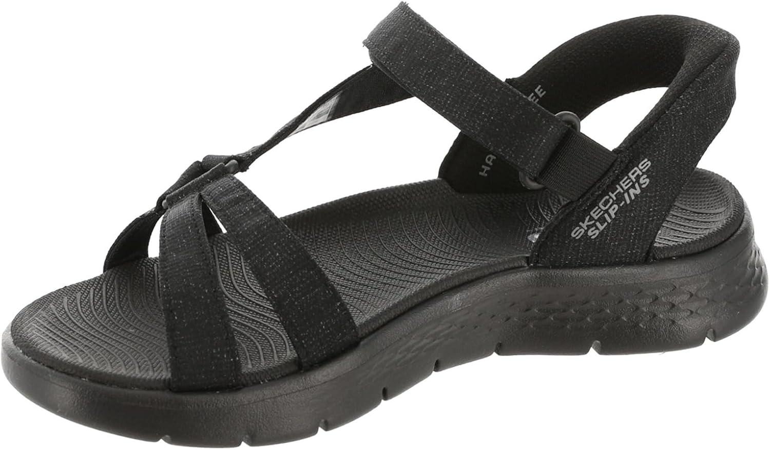 imageSkechers womens Go Walk Flex Sandal Illuminate Hands Free SlipinsBlack