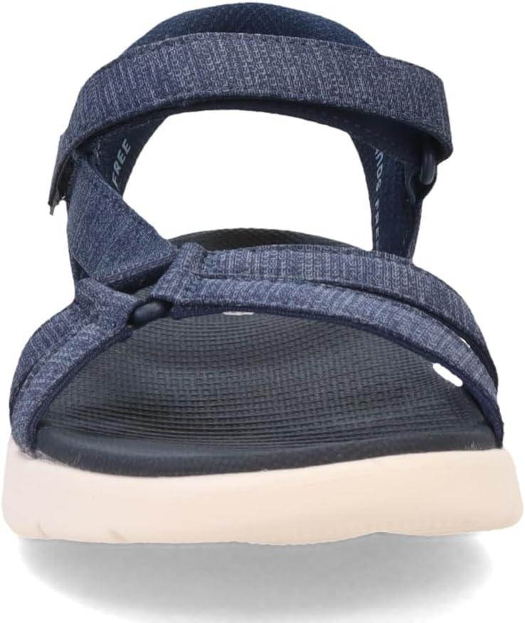 imageSkechers womens Go Walk Flex Sandal Illuminate Hands Free SlipinsNavy