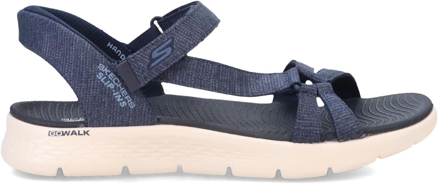 imageSkechers womens Go Walk Flex Sandal Illuminate Hands Free SlipinsNavy