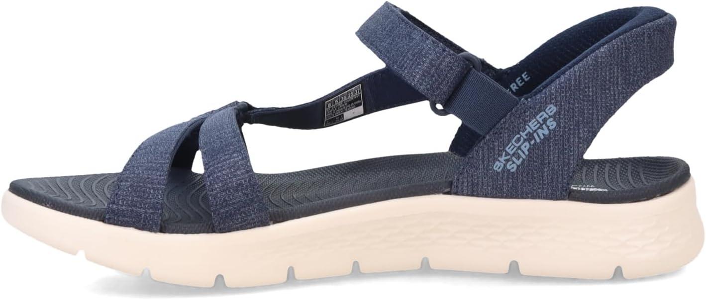 imageSkechers womens Go Walk Flex Sandal Illuminate Hands Free SlipinsNavy