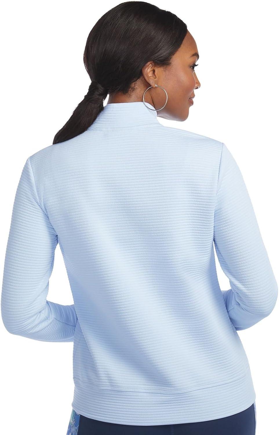 imageSkechers womens Go Walk Hoodless Hoodie JacketHalogen Blue