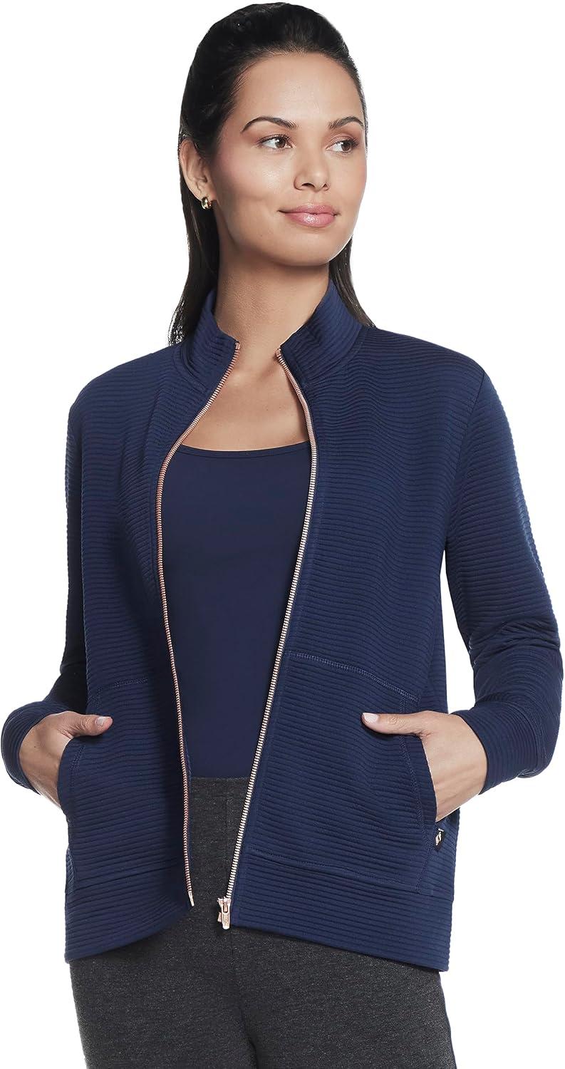 imageSkechers womens Go Walk Hoodless Hoodie JacketNavy