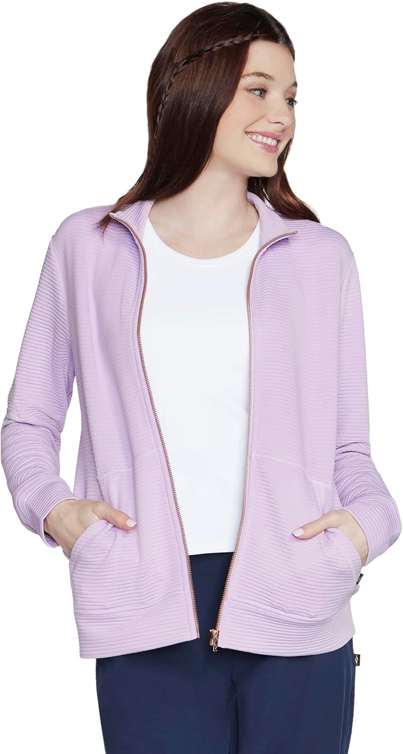 imageSkechers womens Go Walk Hoodless Hoodie JacketOrchid Bloom