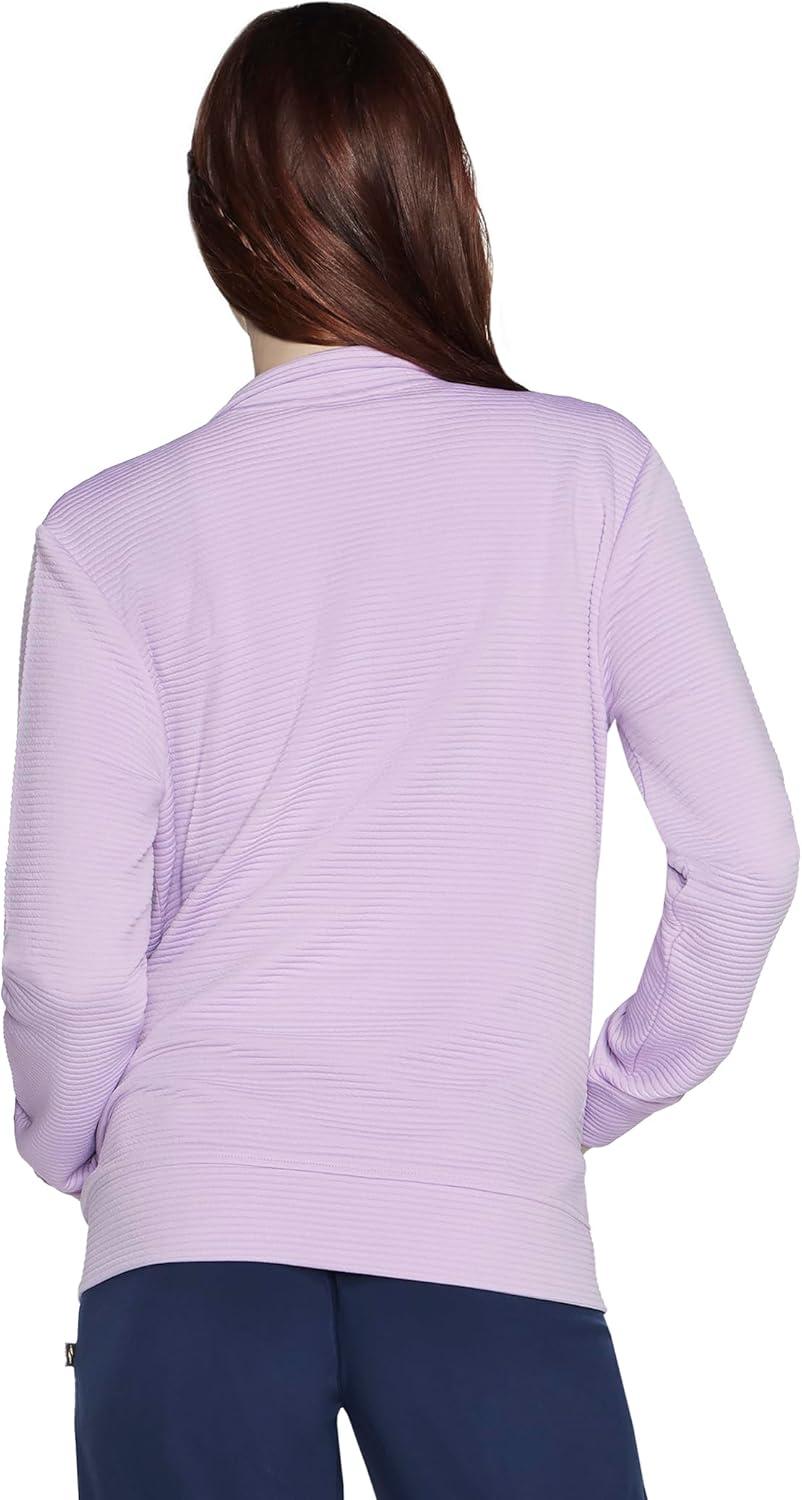 imageSkechers womens Go Walk Hoodless Hoodie JacketOrchid Bloom