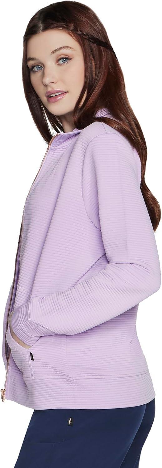 imageSkechers womens Go Walk Hoodless Hoodie JacketOrchid Bloom