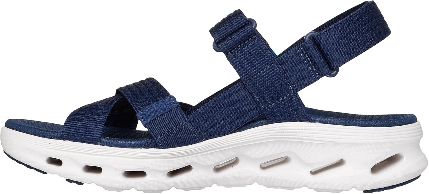 imageSkechers womens Onthego Glide Step 20 Sandal CamdenNavy