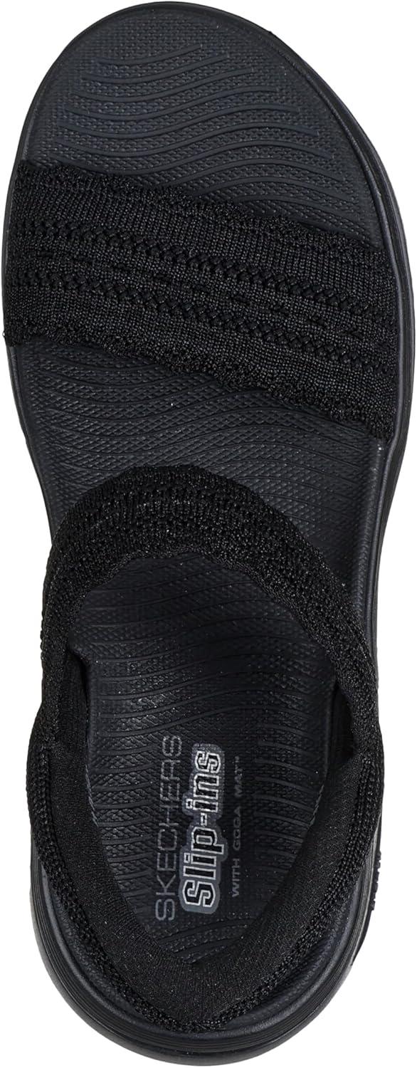 imageSkechers womens Onthego Go Walk Arch Fit 20 Hands Free Slipins Sandal SashaBlackBlack