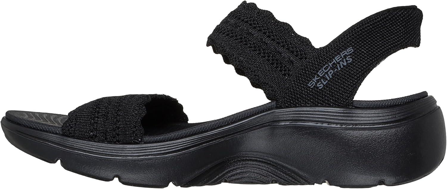 imageSkechers womens Onthego Go Walk Arch Fit 20 Hands Free Slipins Sandal SashaBlackBlack