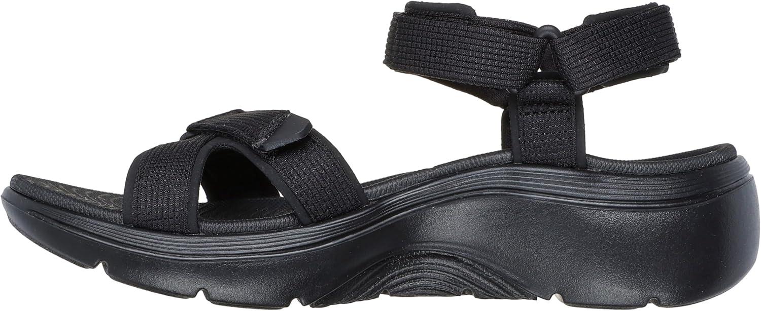 imageSkechers womens Onthego Go Walk Arch Fit 20 Sandal ExhilarateBlackBlack