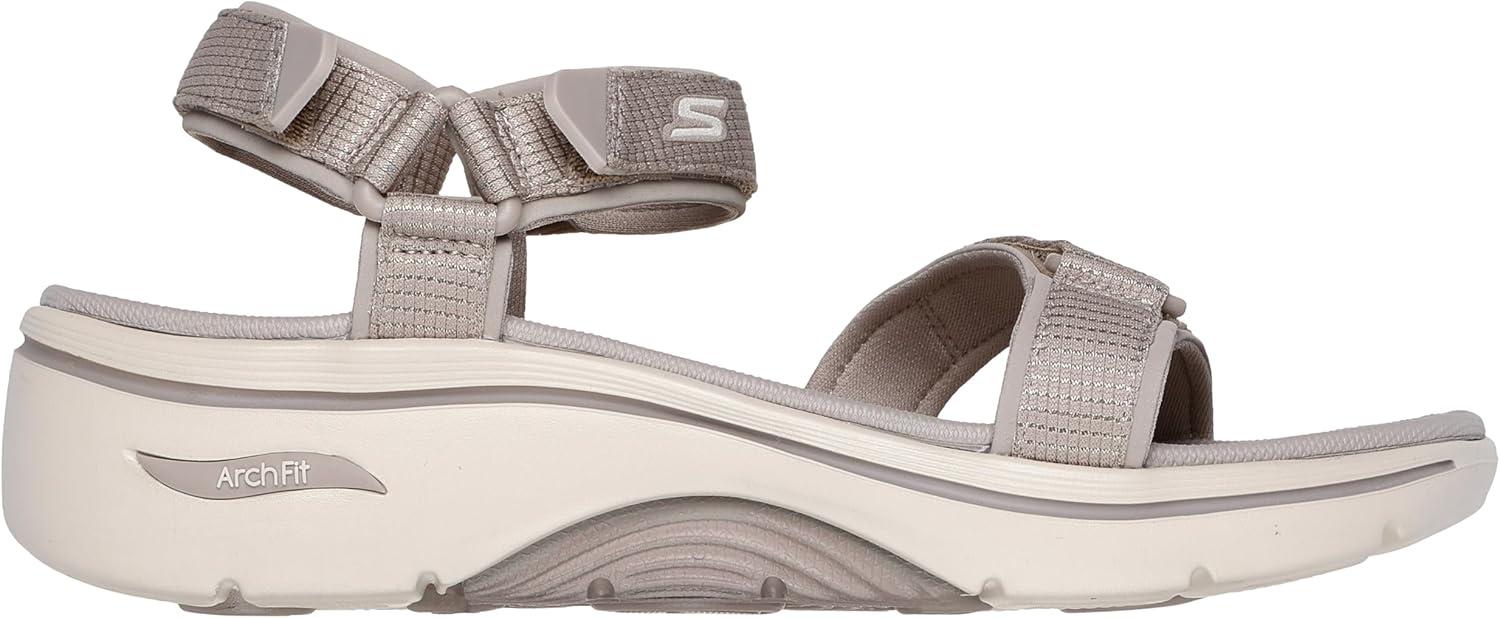 imageSkechers womens Onthego Go Walk Arch Fit 20 Sandal ExhilarateTaupe