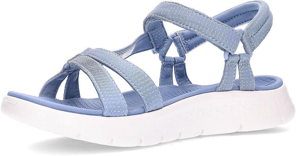 imageSkechers womens Onthego Go Walk Flex Sandal SublimeBlue