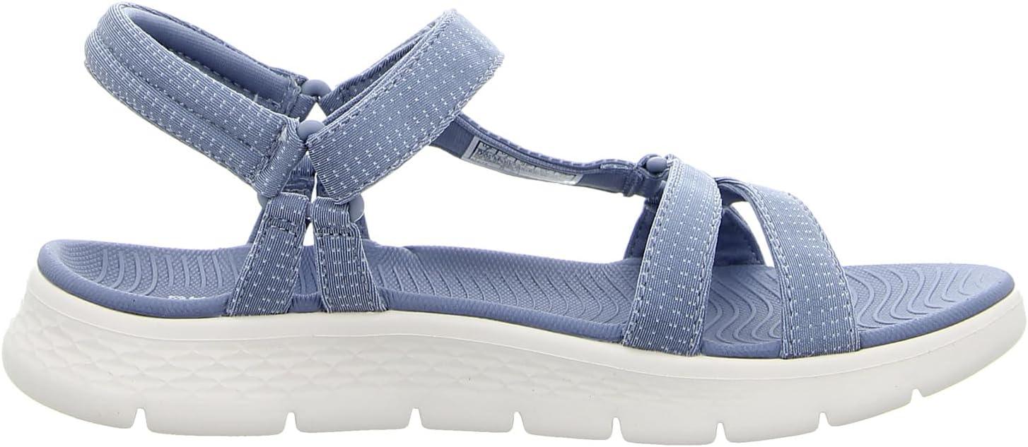imageSkechers womens Onthego Go Walk Flex Sandal SublimeBlue Textile