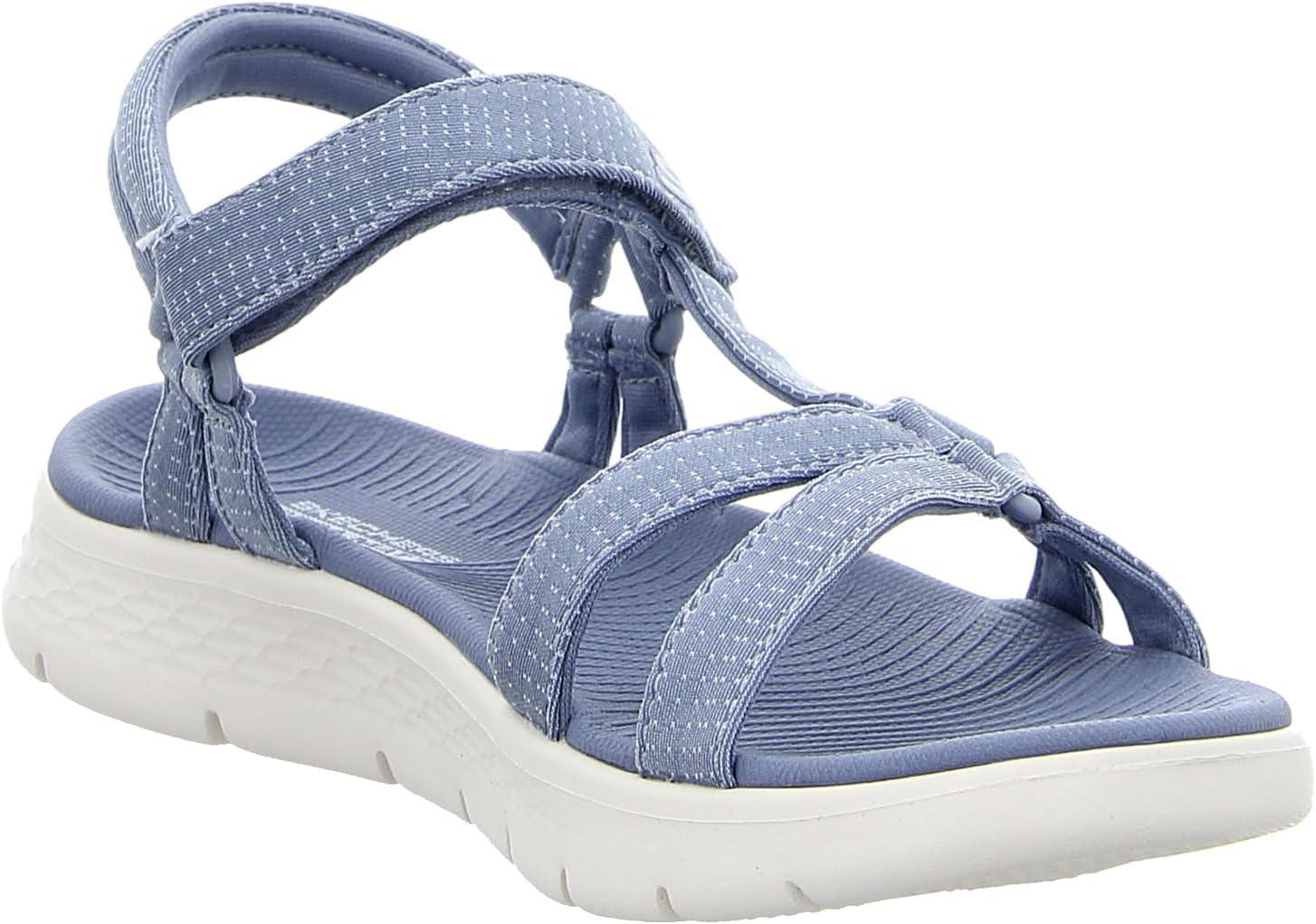 imageSkechers womens Onthego Go Walk Flex Sandal SublimeBlue Textile