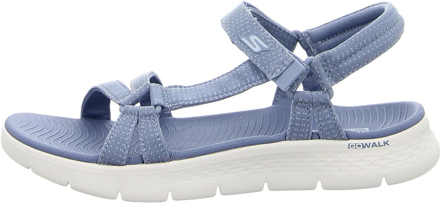 imageSkechers womens Onthego Go Walk Flex Sandal SublimeBlue Textile