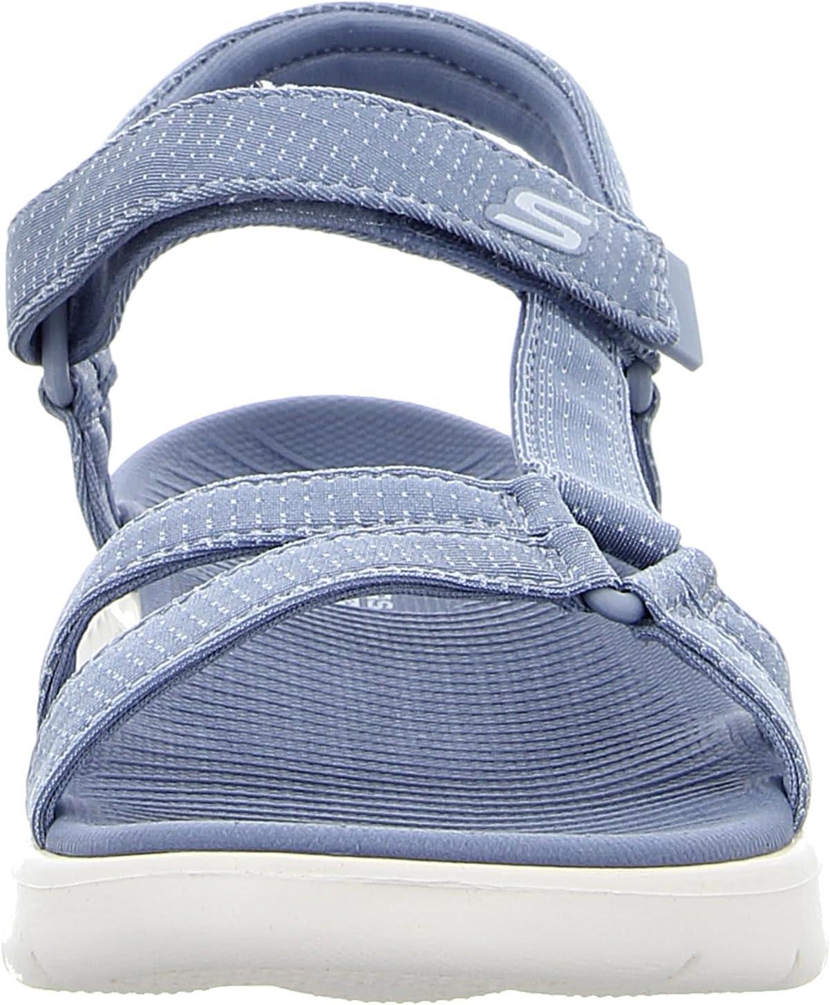 imageSkechers womens Onthego Go Walk Flex Sandal SublimeBlue Textile