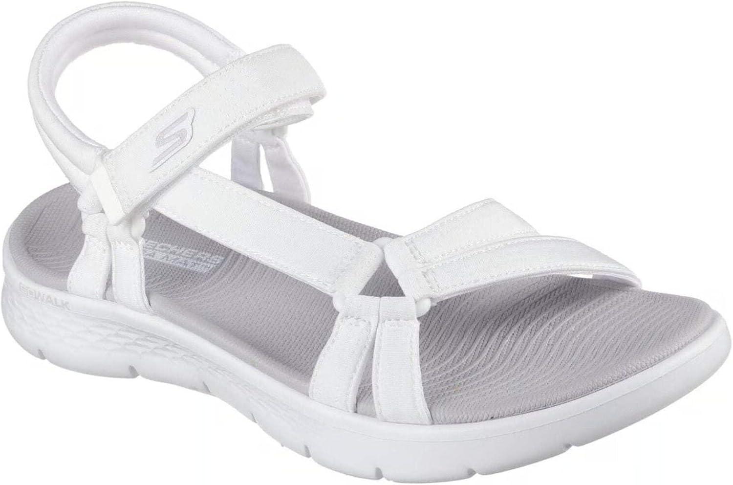 imageSkechers womens Onthego Go Walk Flex Sandal SublimeWhiteGrey