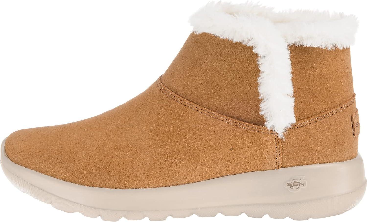 imageSkechers womens Onthego Go Walk Joy Bundle Up BootChestnut