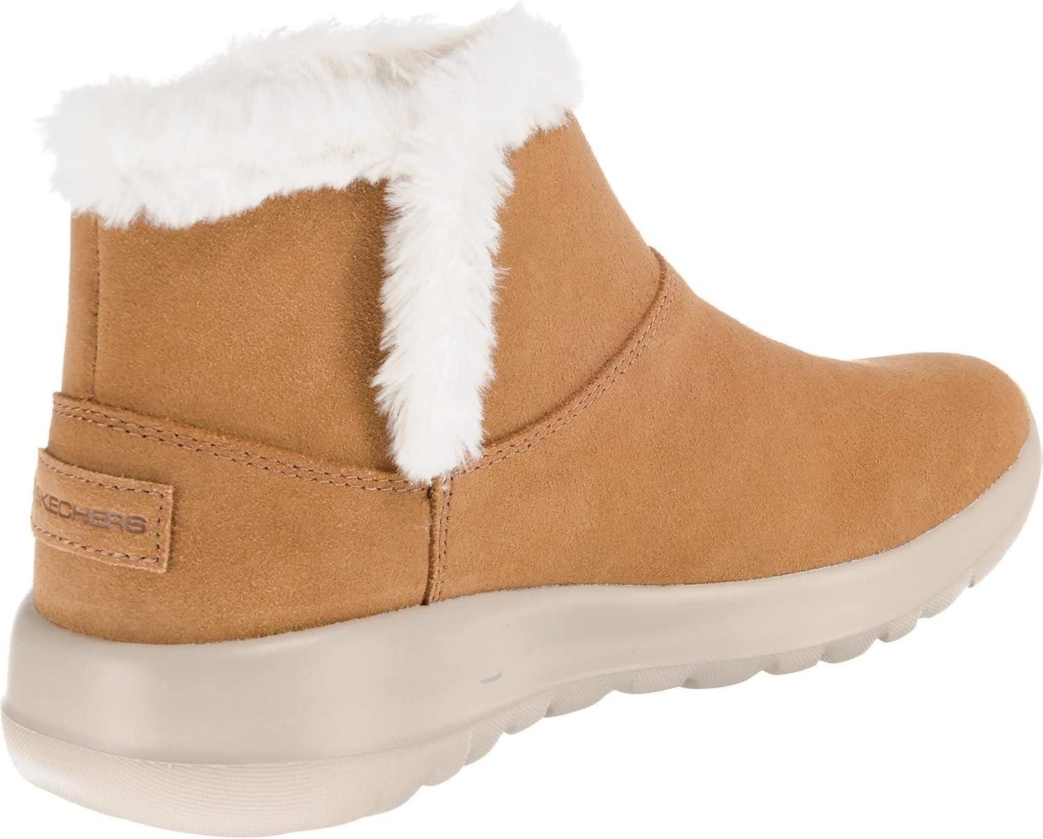 imageSkechers womens Onthego Go Walk Joy Bundle Up BootChestnut