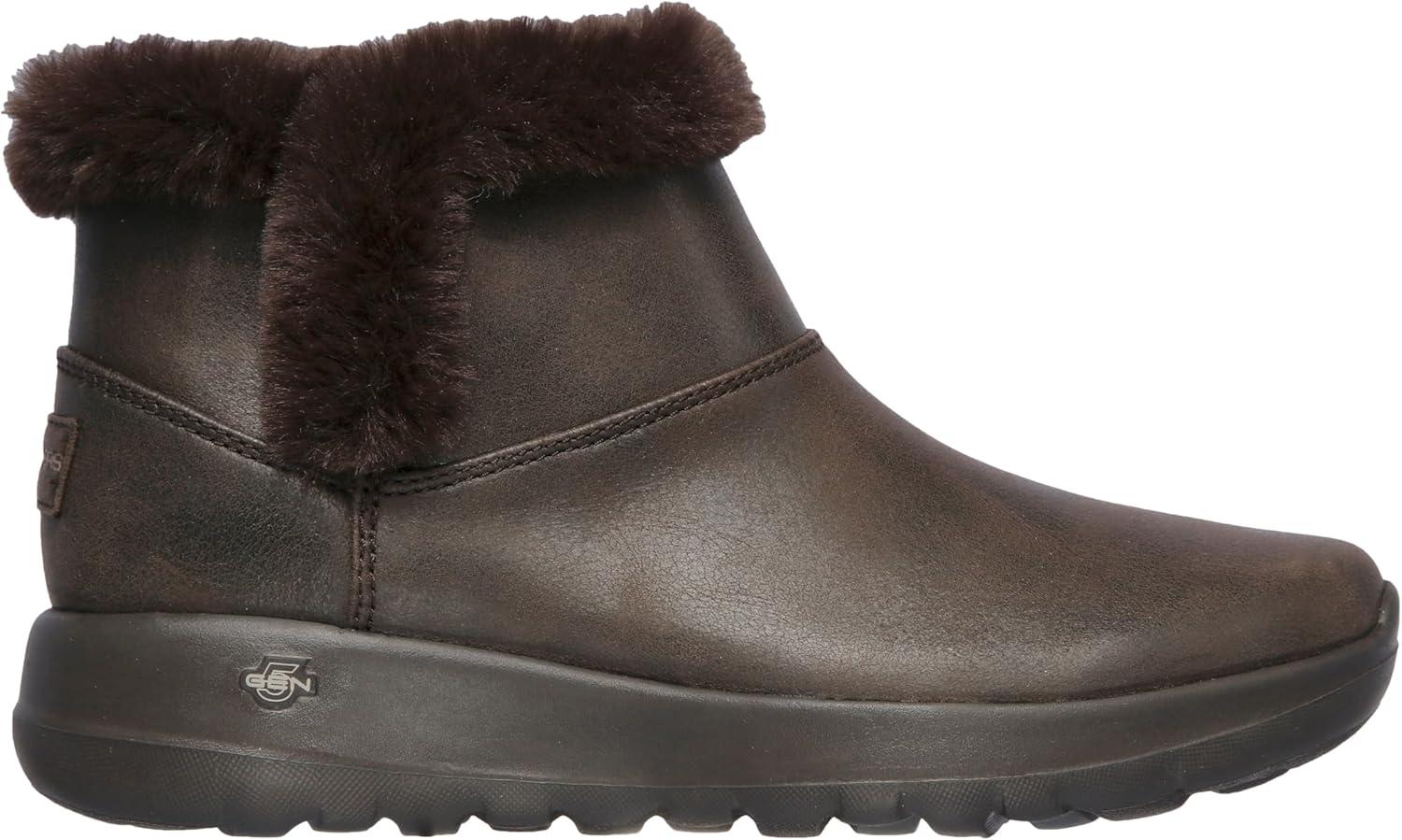 imageSkechers womens Onthego Go Walk Joy Bundle Up BootChocolate