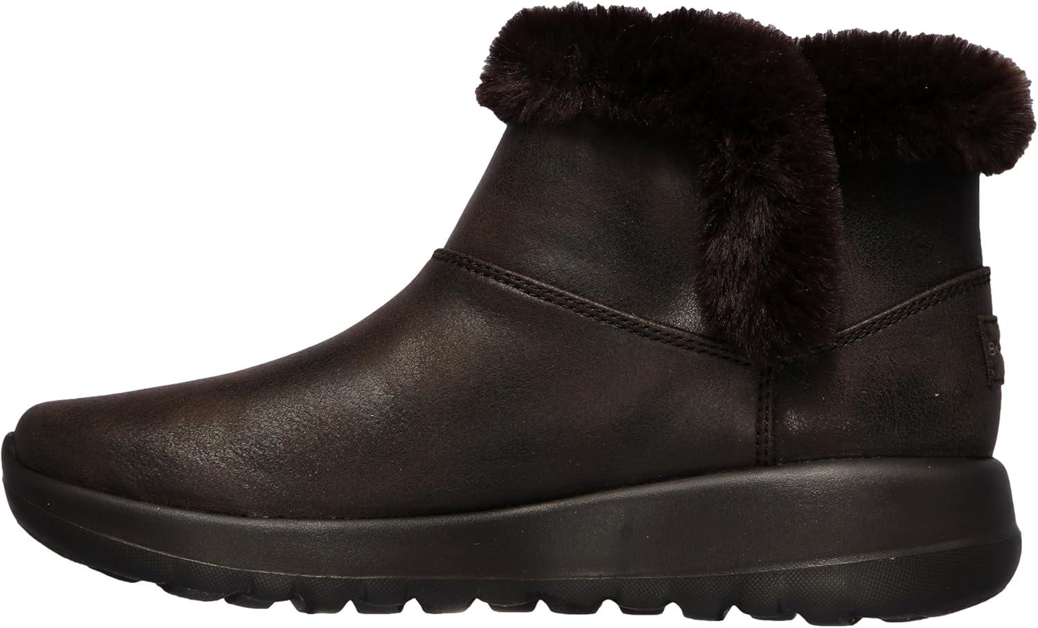 imageSkechers womens Onthego Go Walk Joy Bundle Up BootChocolate