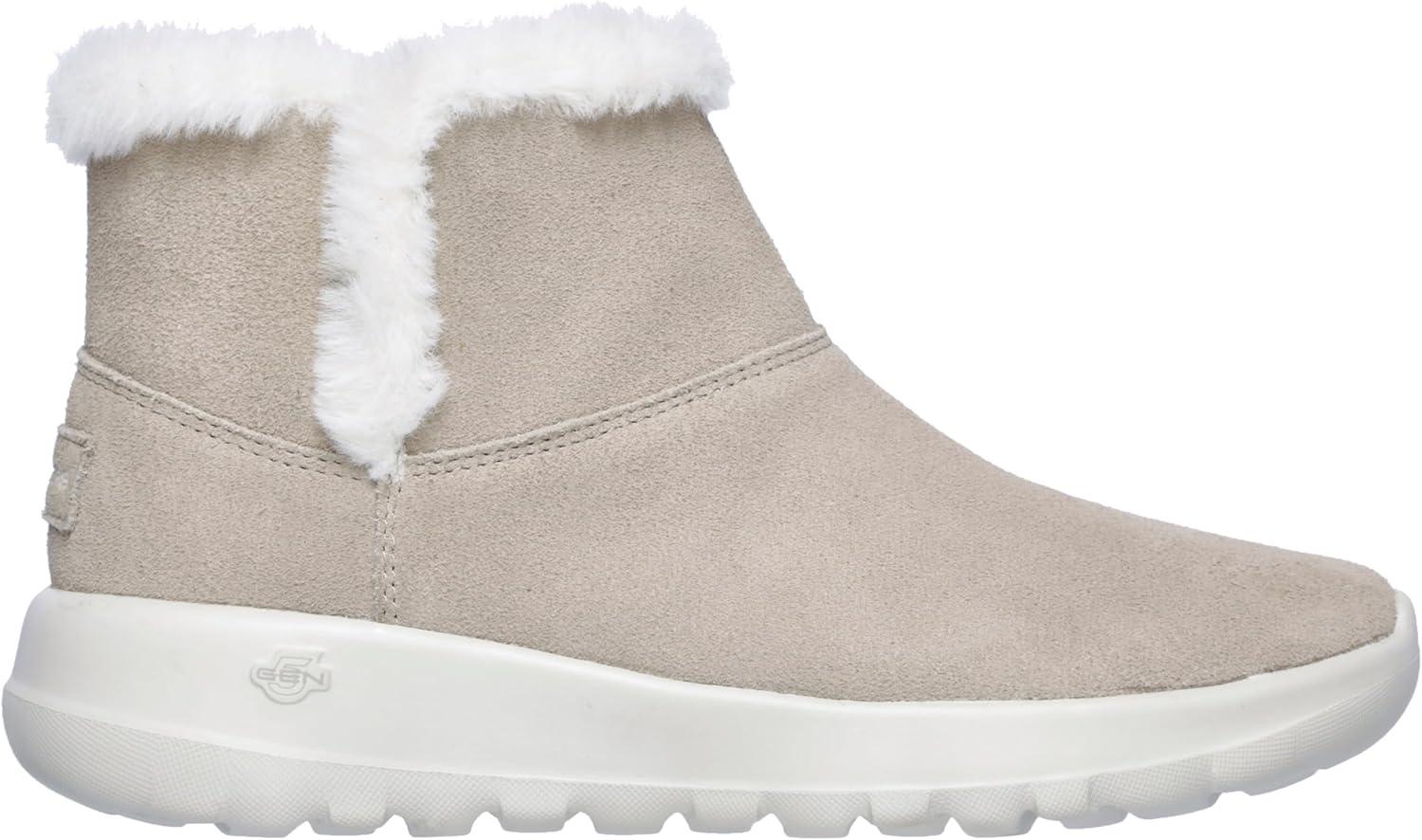 imageSkechers womens Onthego Go Walk Joy Bundle Up BootTaupe