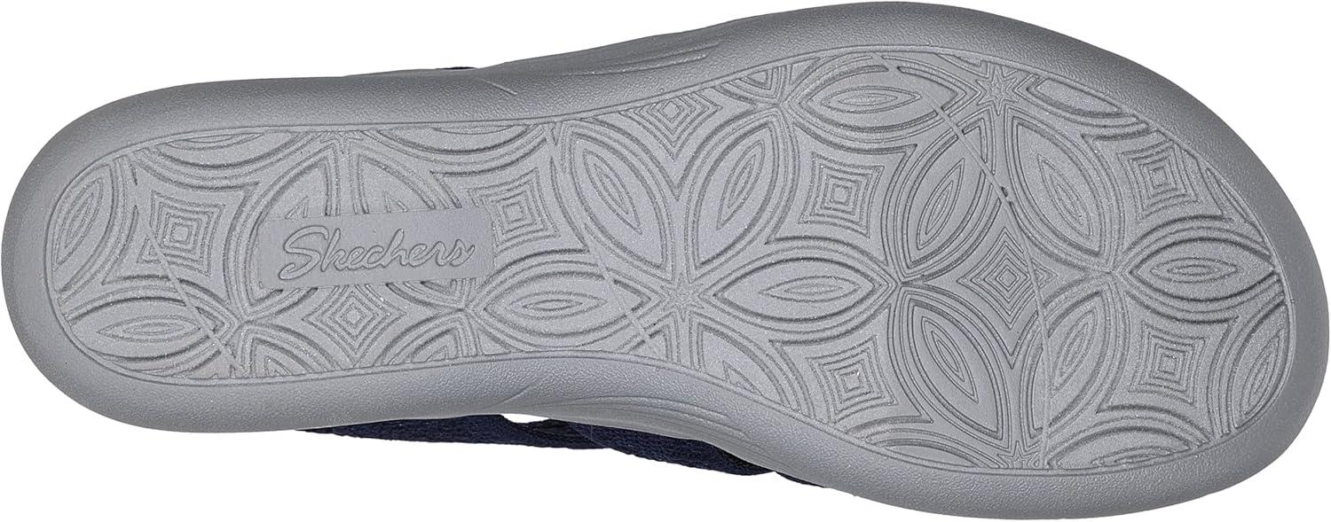 imageSkechers womens Pierlite Memory MakerWedge SandalNavy