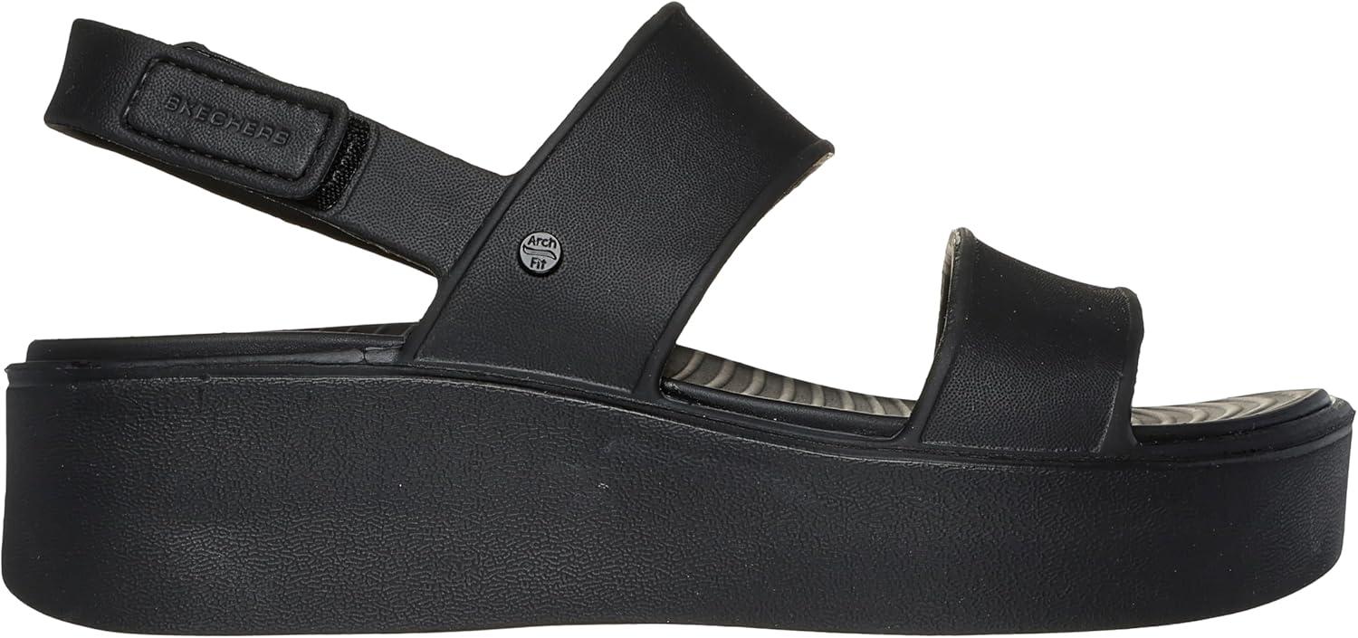 imageSkechers womens Platform SandalBlack