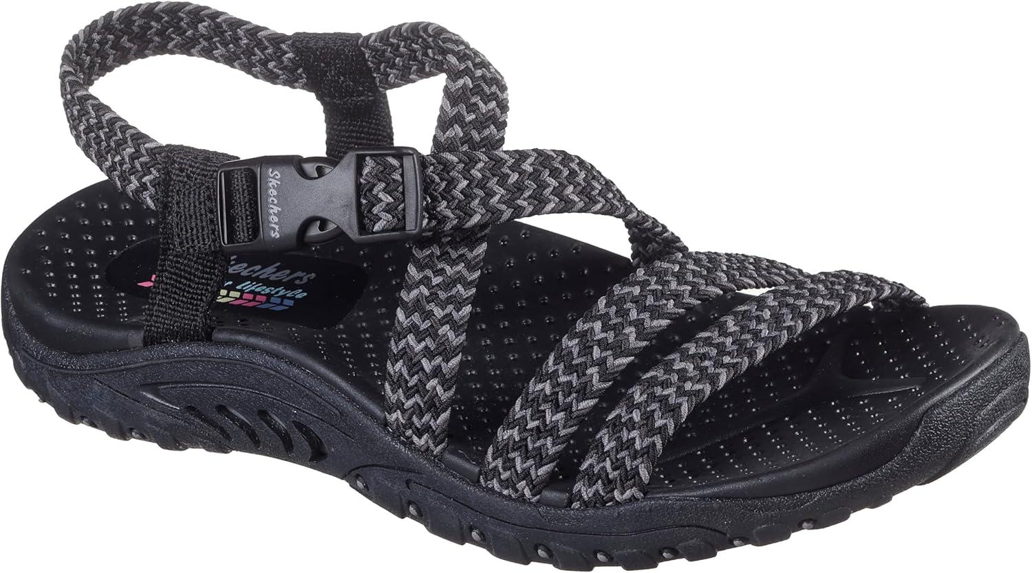 imageSkechers womens Reggae Adore YouBlackGrey