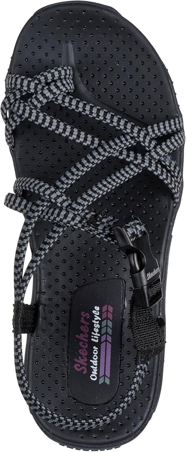 imageSkechers womens Reggae Perfect DuoBlackGrey