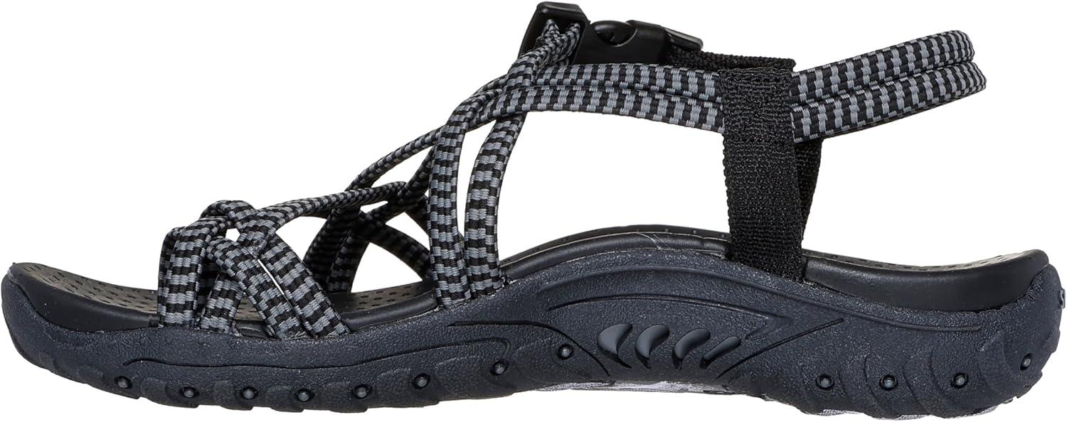 imageSkechers womens Reggae Perfect DuoBlackGrey
