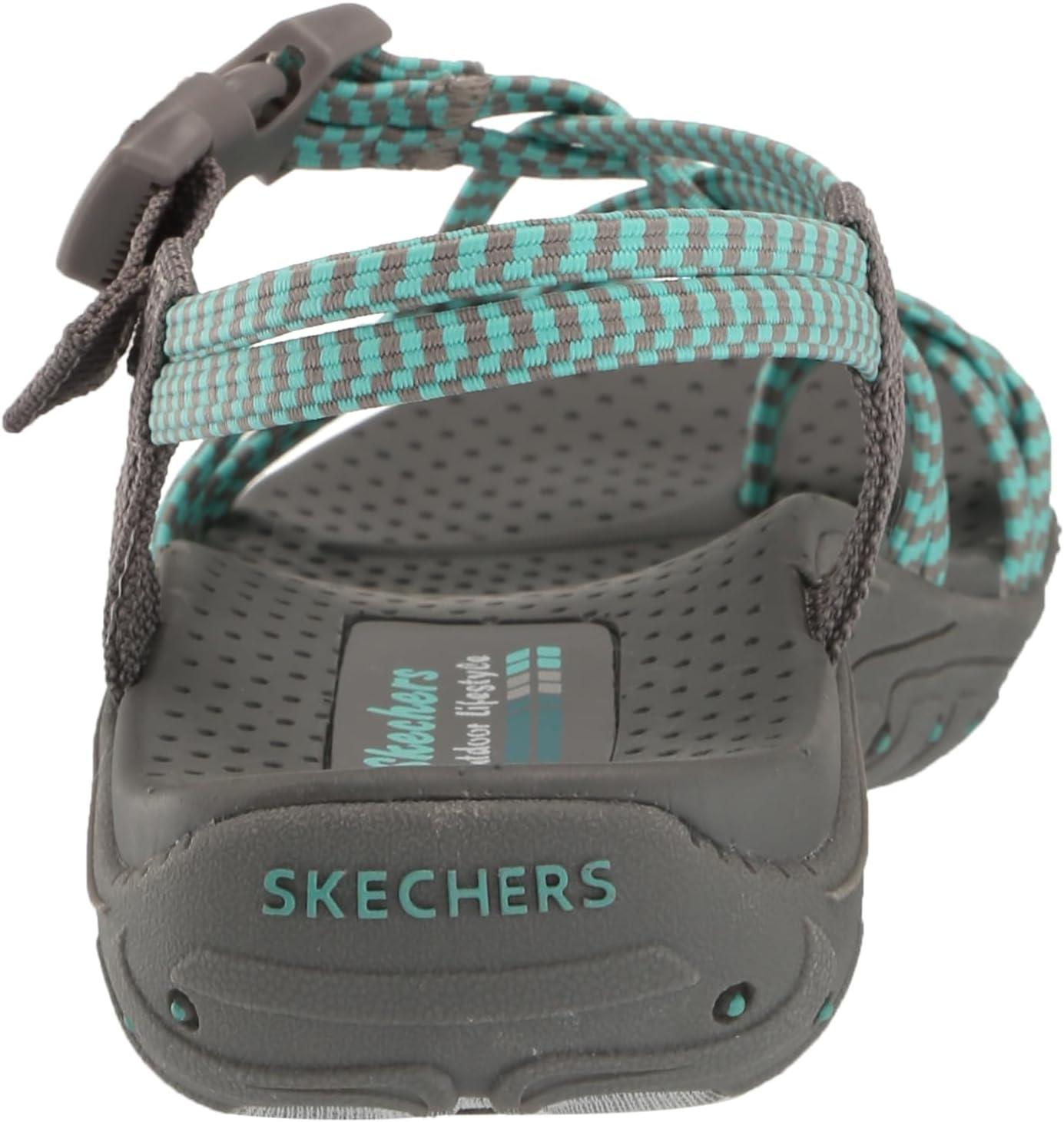 imageSkechers womens Reggae Perfect DuoGrayAqua