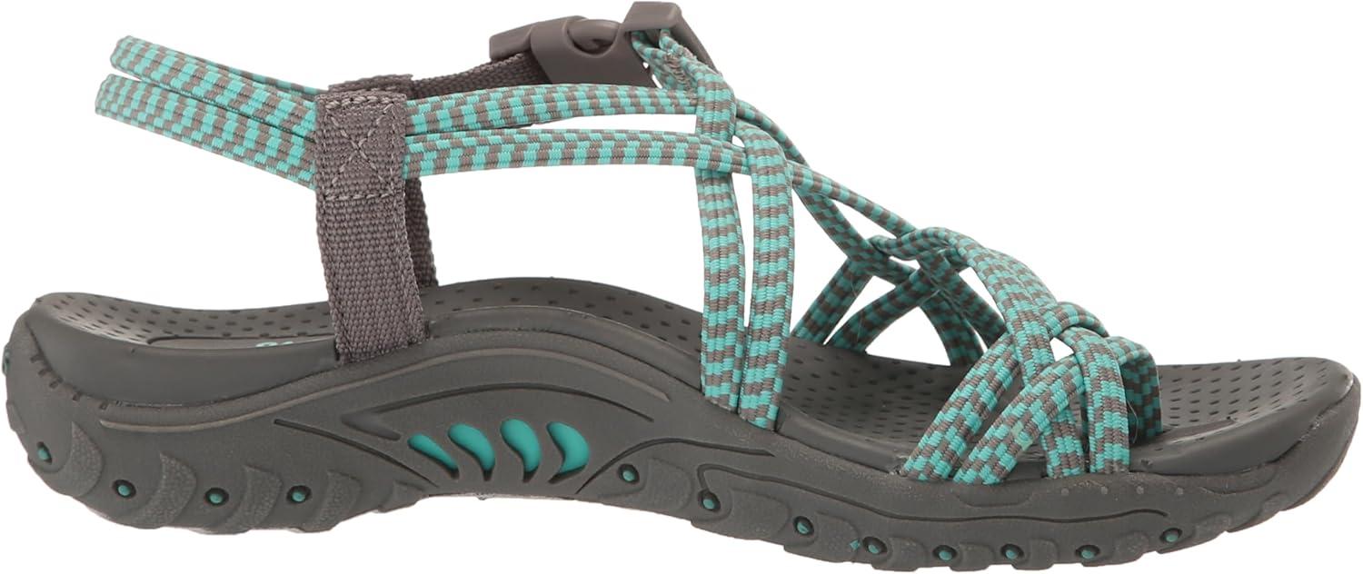 imageSkechers womens Reggae Perfect DuoGrayAqua