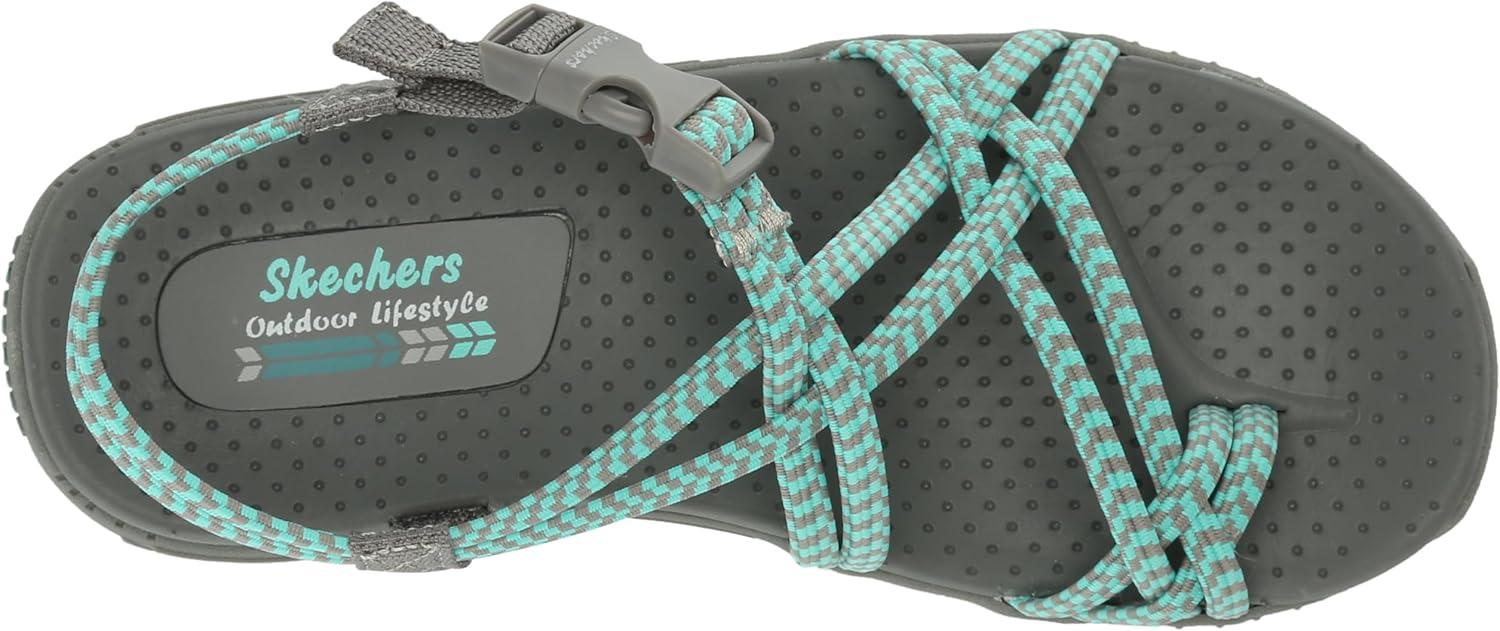 imageSkechers womens Reggae Perfect DuoGrayAqua