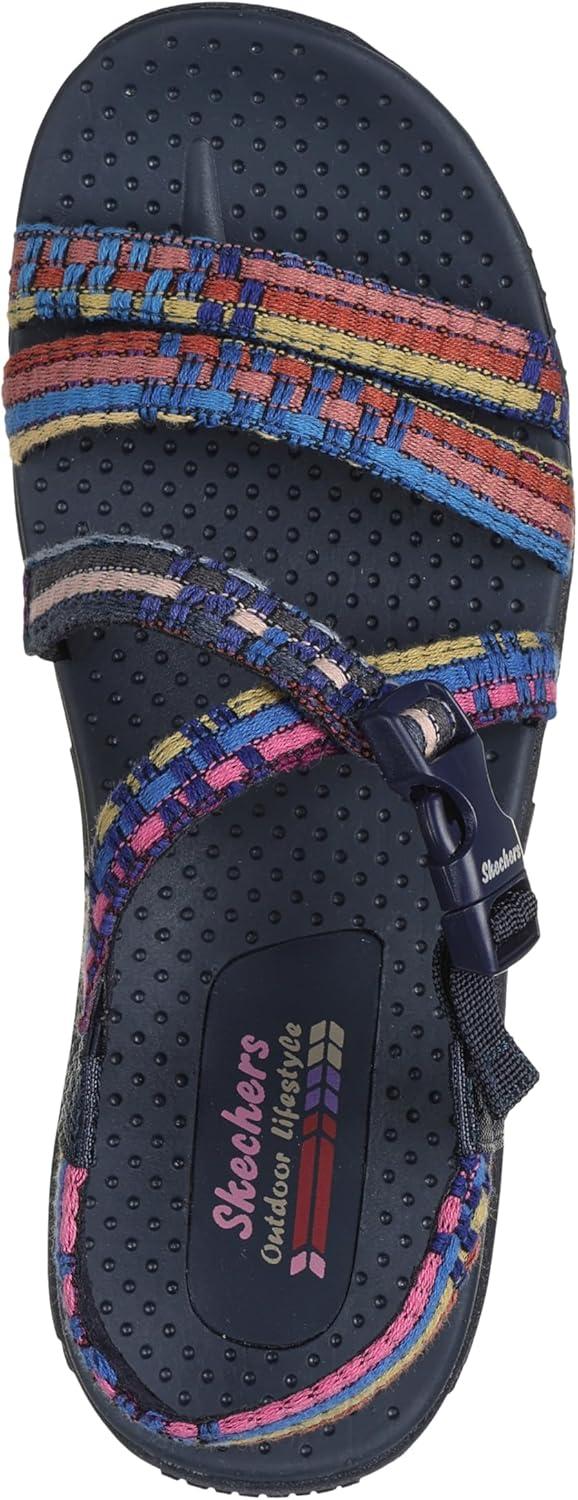imageSkechers womens Reggae Sew Me Boho Woven Strappy SlingbackNavy Multi